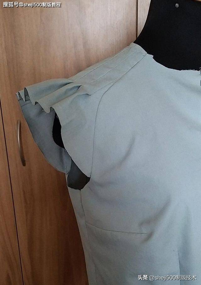 袖子|6款时装袖子制版教程有纸样参考