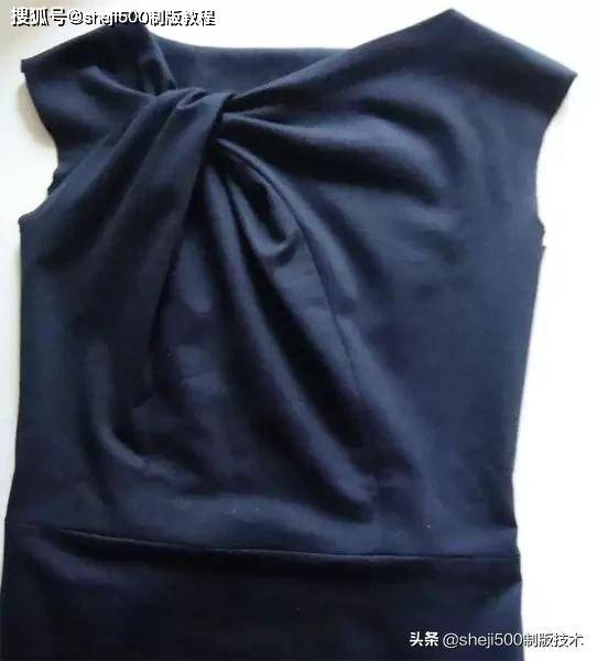 教程|434 扭结裙子纸样及缝制教程