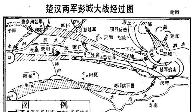 原创彭城之战:项羽三万人击败刘邦五十多万人,奠定了其军事地位