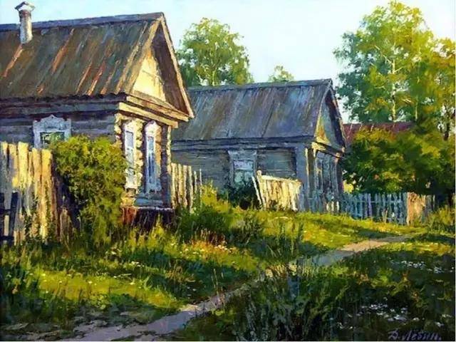 乡村风景画,来自俄罗斯景观大师德米特里·莱文作品!