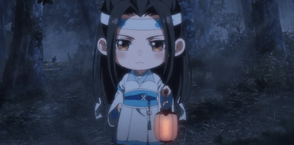 原创《魔道祖师》q版,魏无羡吸管喝酒太可爱,蓝忘机偷偷赶狗很甜蜜