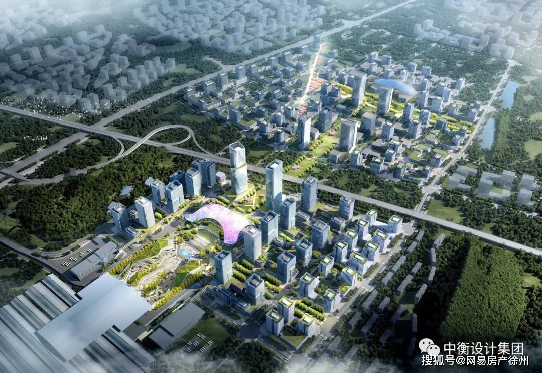 徐州高铁新城规划方案出炉!核心区效果图太震撼了!