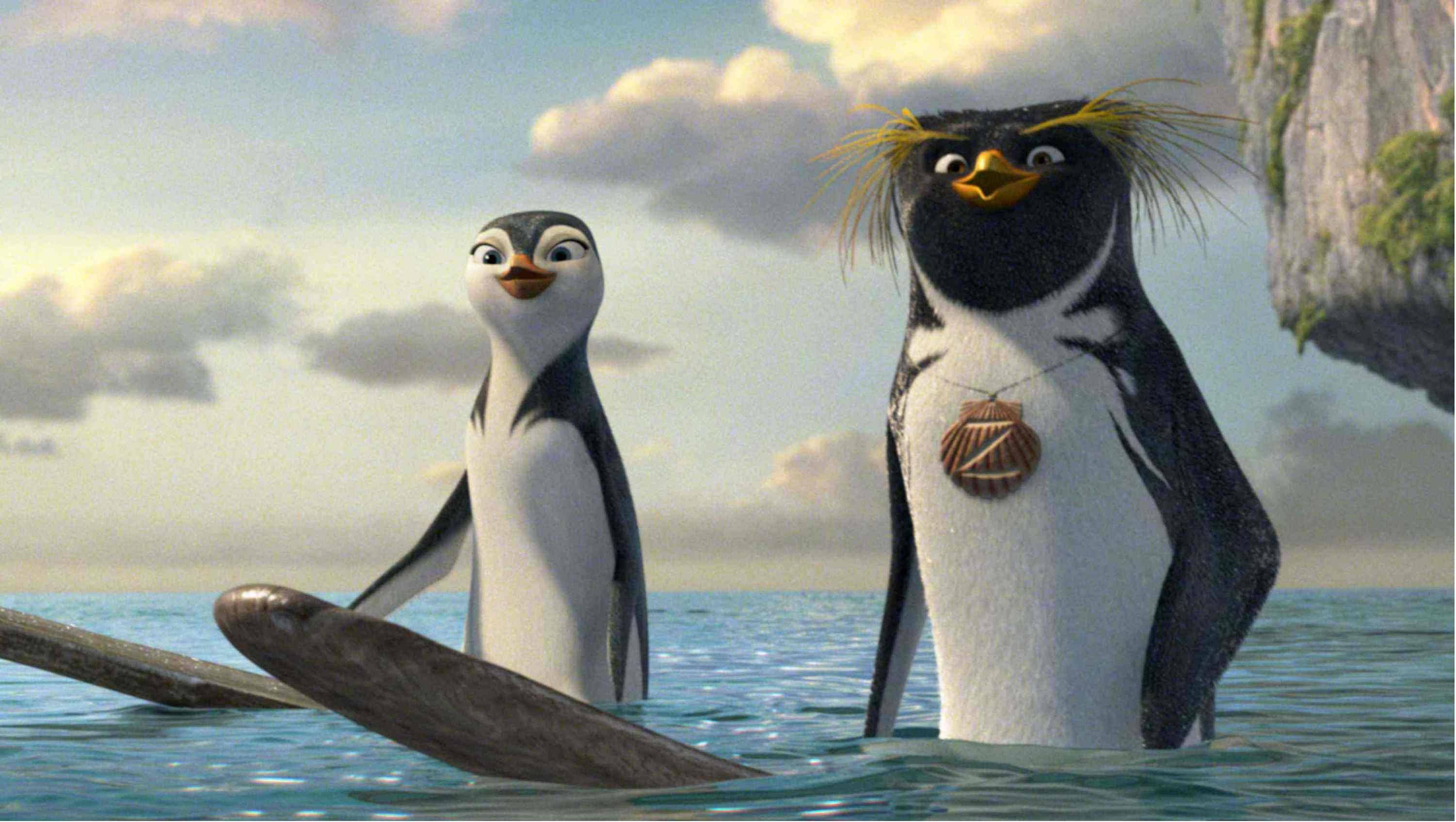 这部动画主角是企鹅，美式幽默也蕴含哲理，纪录片式拍摄_冲浪