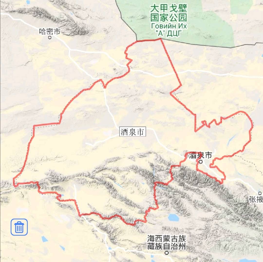 原创甘肃省酒泉市城区面积排名,肃州区最大,肃北县最小,你知道吗?