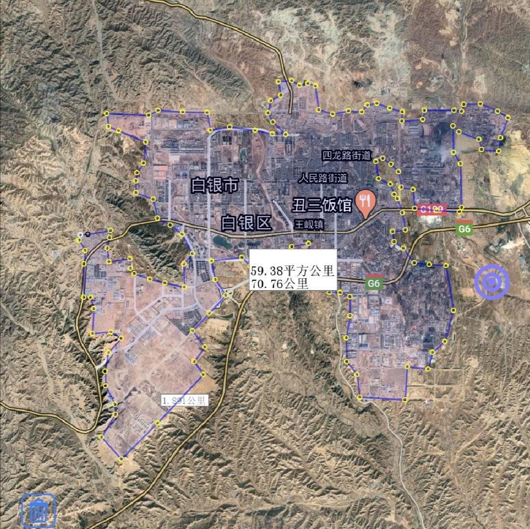 原创白银市2区3县建成区排名,白银区最大,靖远县最小,了解一下?