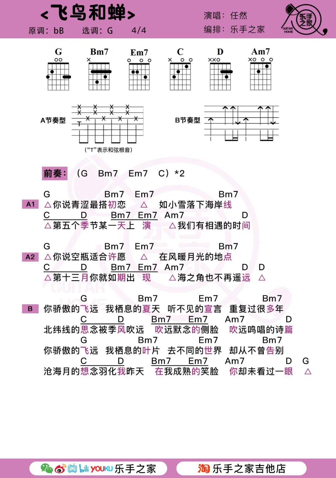 洛天依月下蝉笛子曲谱_月下独酌(3)