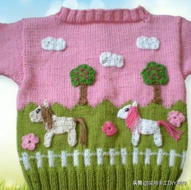都有|「针织作品」50款时尚漂亮的儿童开衫和套头衫，男娃和女娃的都有