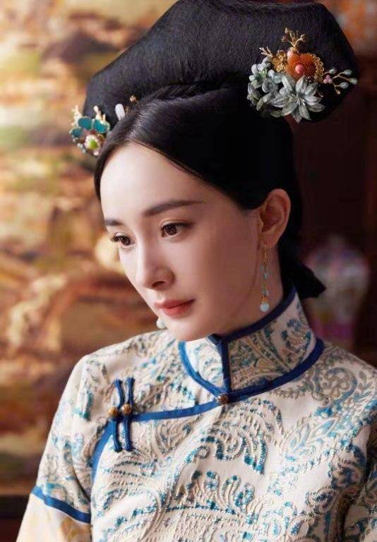 杨颖清宫造型曝光,完全就是清宫格格范儿!美呆!