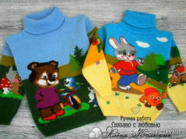 都有|「针织作品」50款时尚漂亮的儿童开衫和套头衫，男娃和女娃的都有