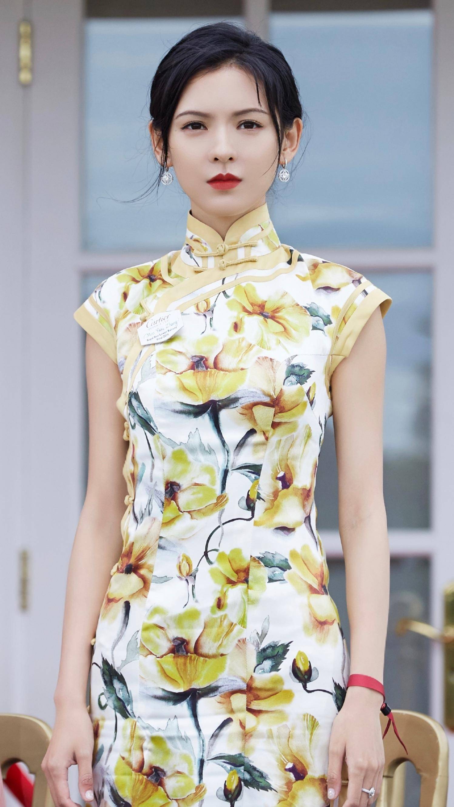 张予曦古典旗袍:东方女性的特色美,气质简直无敌