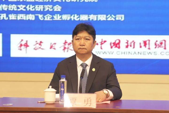 广西东博会文化发展有限公司总经理谭勇出席本次发布会