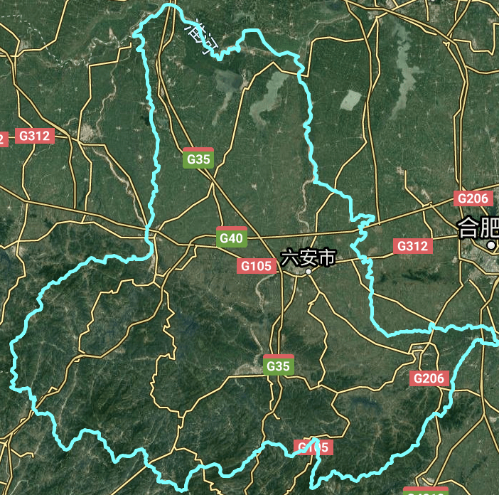 六安市3区4县新建高速路收费站快速公路交通规划设想方案