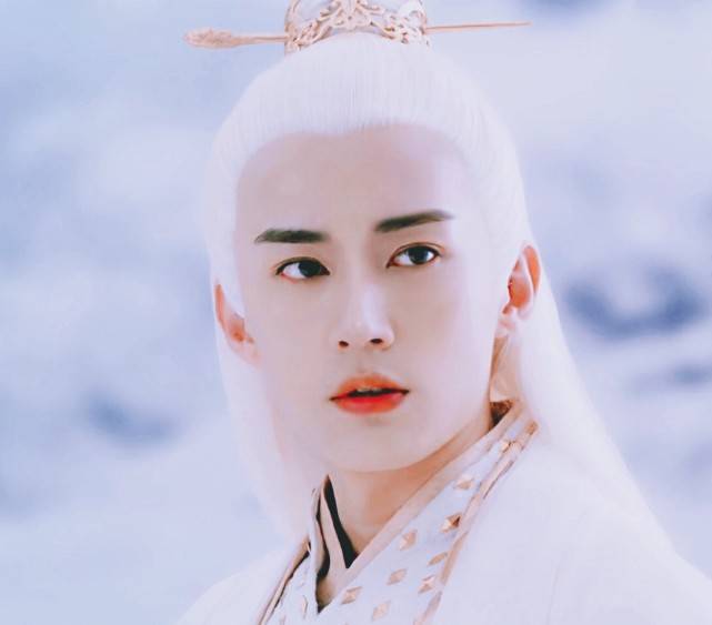 终于发现白发，有比东华帝君还要帅的角色了，清新俊逸如画中人_刘学义