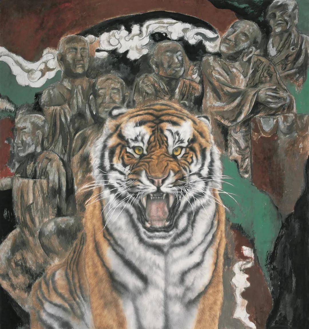 【展讯预告"济南名士多—刘扬画虎作品展即将启幕