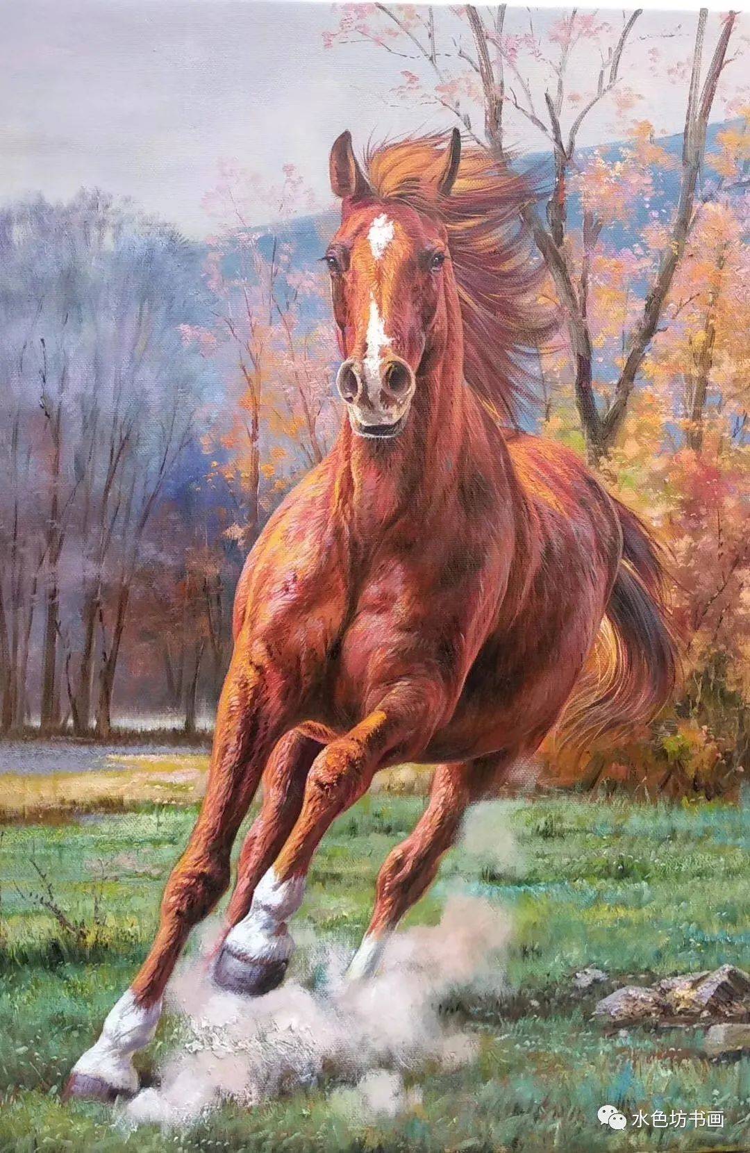 把马绘画好是画家们精深的画艺和蔼于察看的生活态度,施重庆展现的
