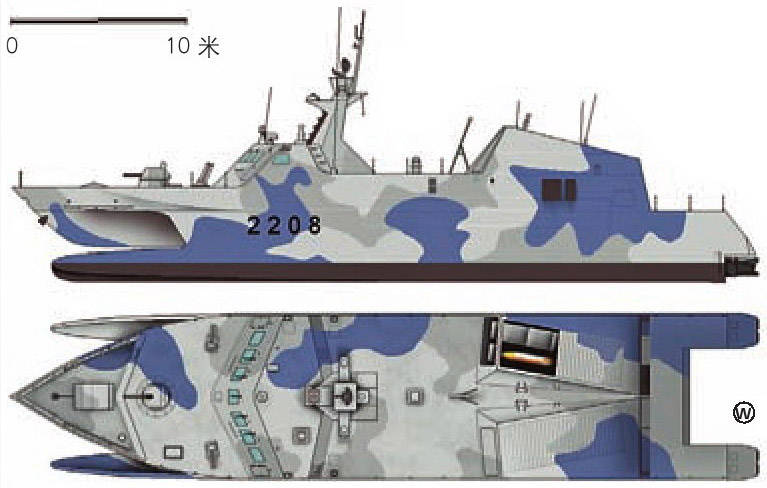 它是埃及海军从排水量仅为75吨的"蚊子"级导弹艇上发射的.