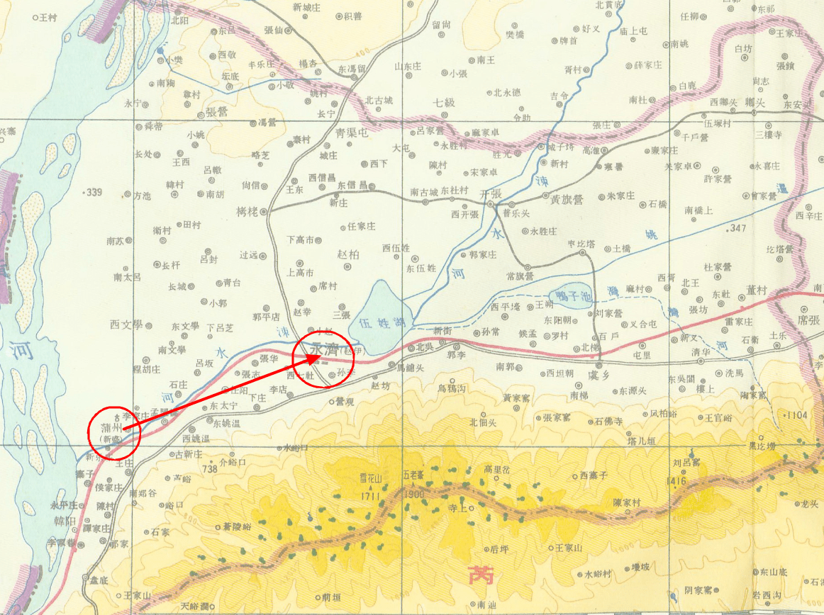 运城市平陆县平陆县在唐朝之前为大阳县,河北县,唐天宝元年(742年)因