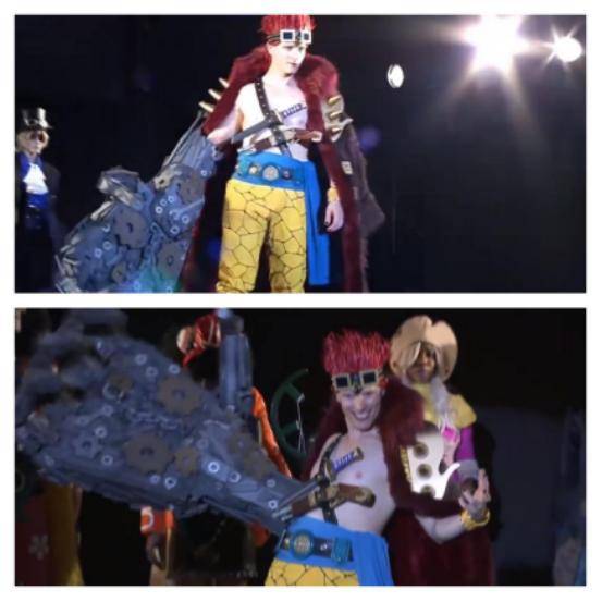 海贼王cosplay大赛,布鲁克的外貌和肢体都是神还原,基德简直是本人