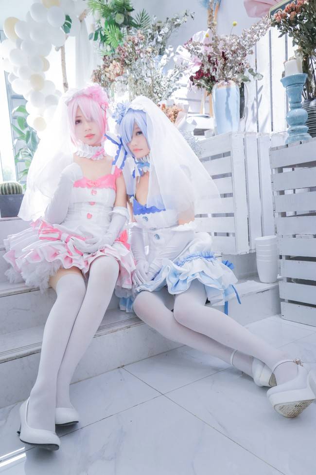 cos:雷姆拉姆花嫁,此刻是双份的幸福.