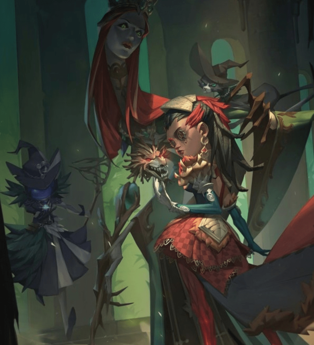 时装|第五人格国际服精华3时装偷跑，建模崩坏，咒术金皮宛如紫皮
