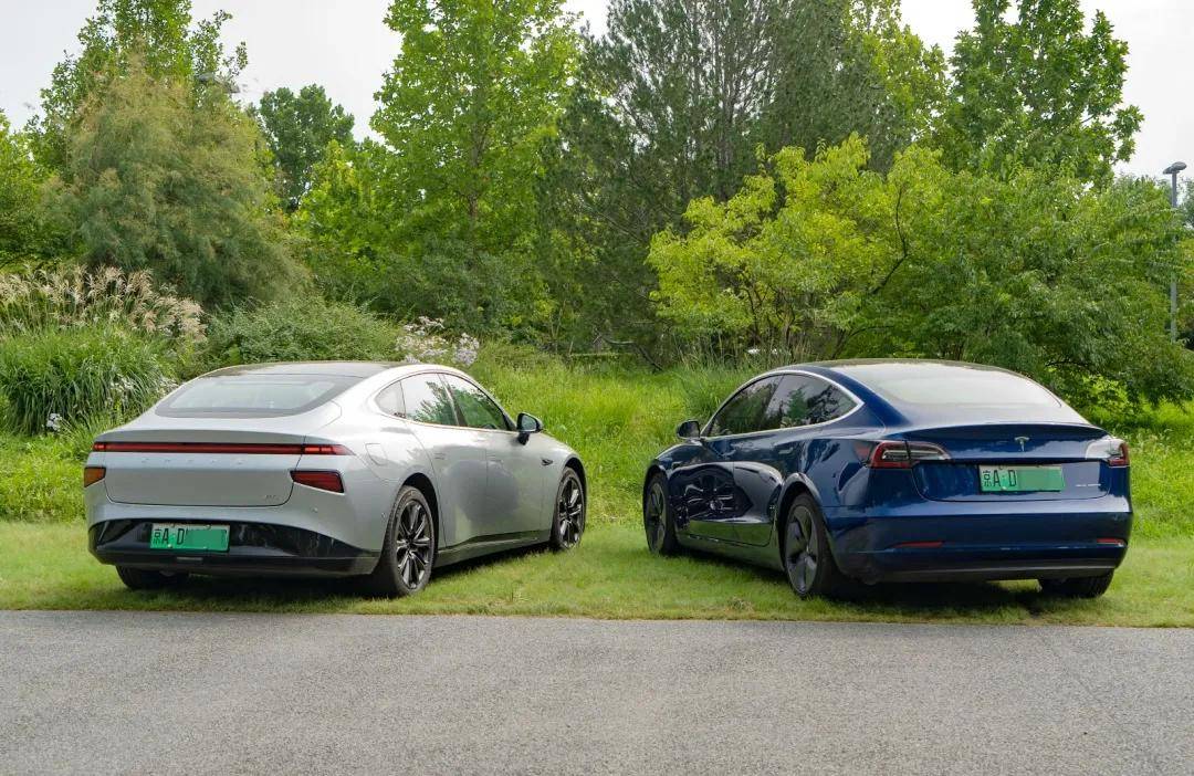 我说小鹏p7比特斯拉model 3好开 真不是吹的