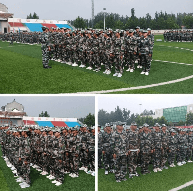 高一|菏泽市定陶区高中校园2020级高一新生“军训课”活动剪影