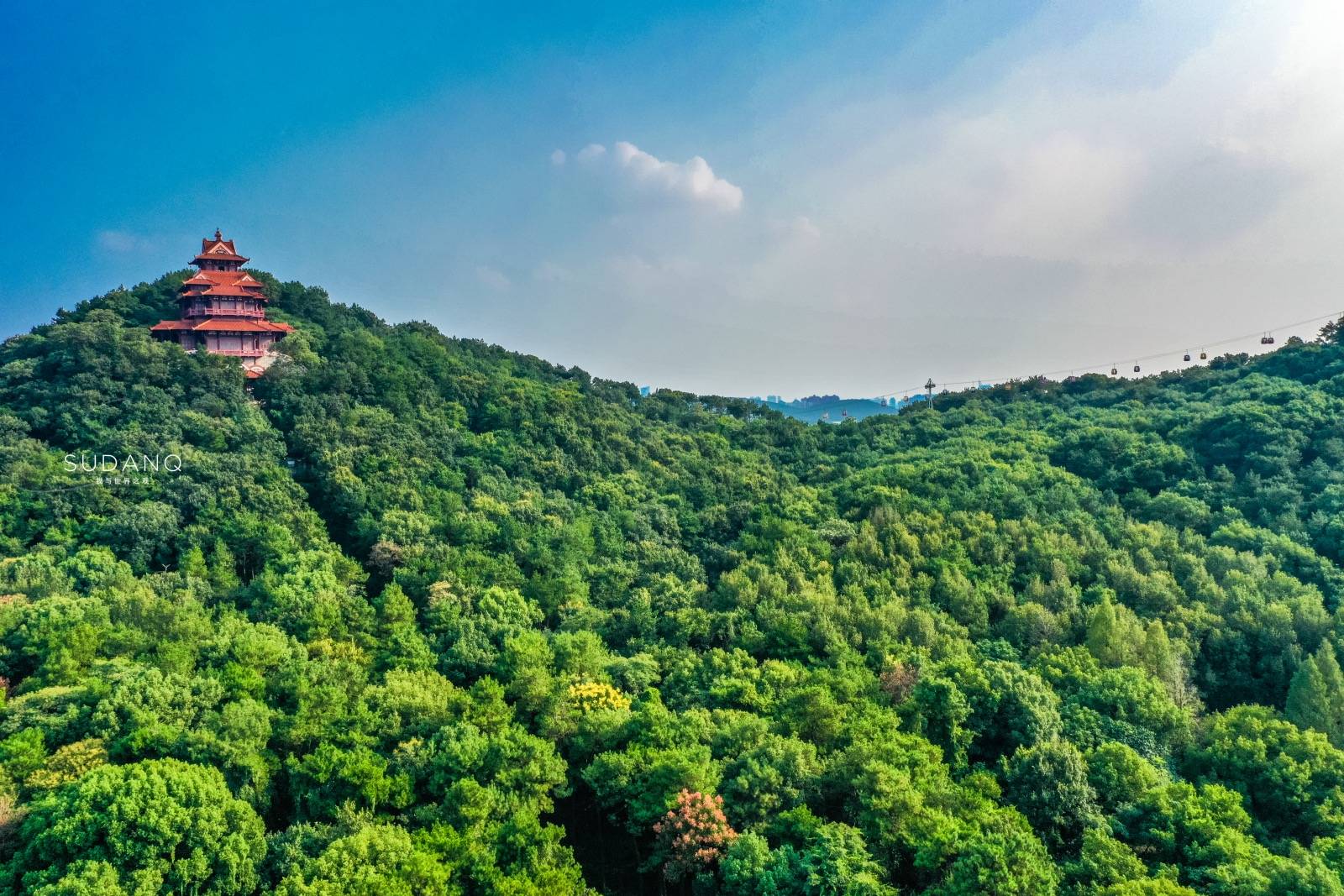 天台|武汉楚天台：仿古代章华台而建，可媲美江南三大名楼