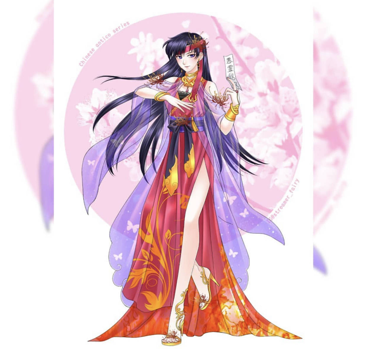 杨贵妃|《美少女战士》遇上唐装，月野兔堪比杨贵妃，红衣火野丽很吸睛