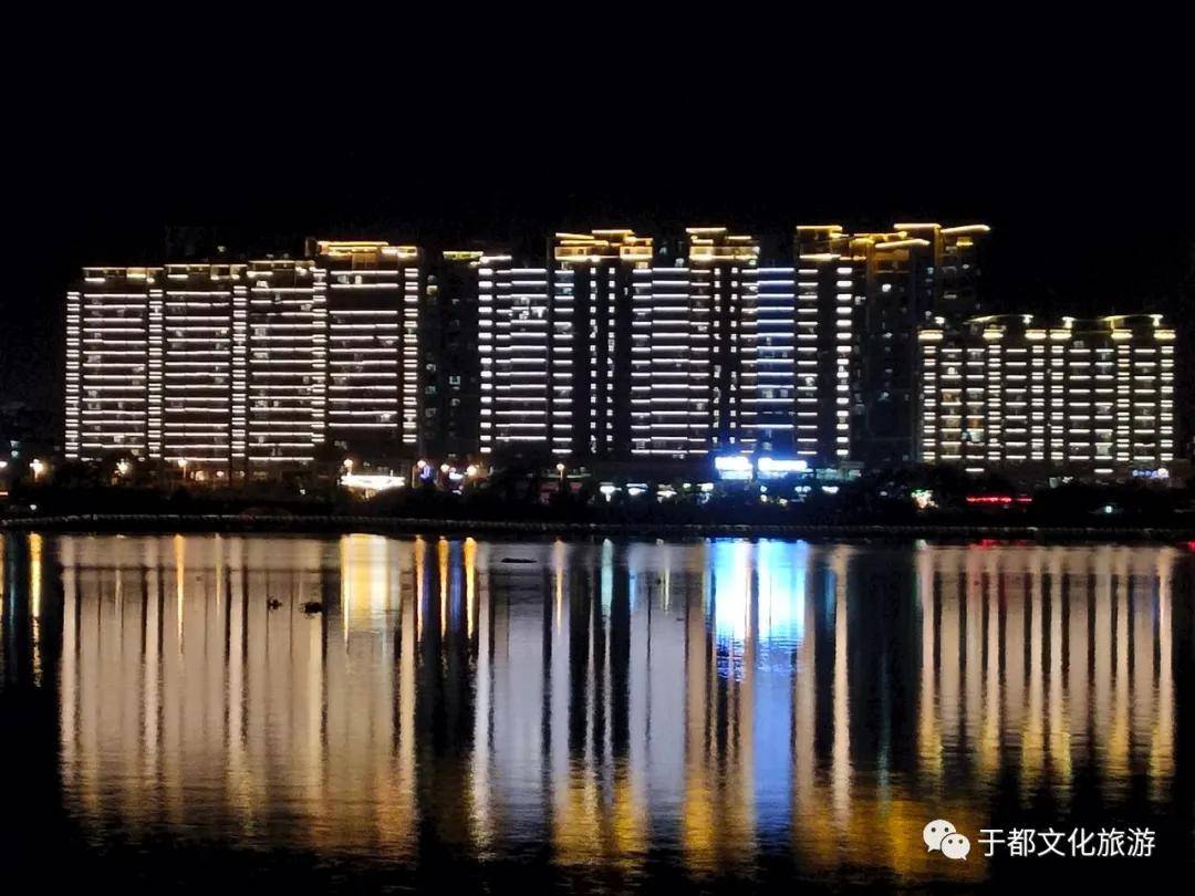 灯光夜景,点亮于都河畔!