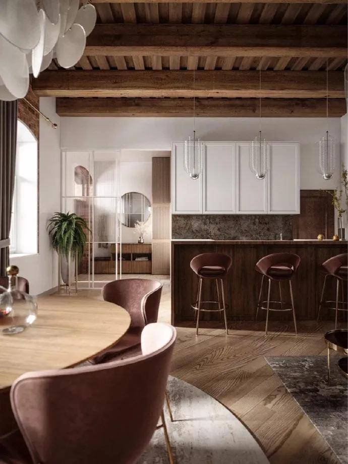 甜度|永不过时的暖棕焦糖色调，让家有甜度 更有温度