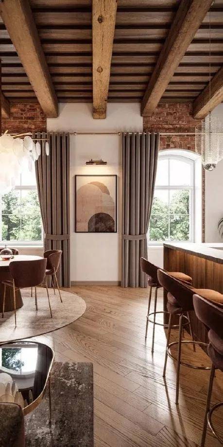 甜度|永不过时的暖棕焦糖色调，让家有甜度 更有温度