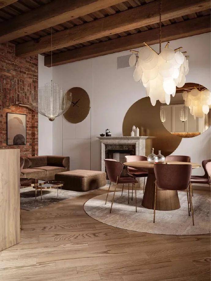 甜度|永不过时的暖棕焦糖色调，让家有甜度 更有温度