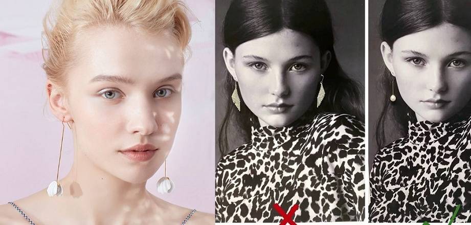 耳环|大耳环是圆脸的地雷？6种脸型耳饰该怎么选，挑对款式脸型小一半