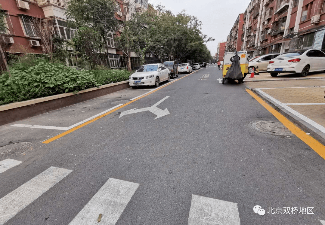 老旧小区升级继续北京双柳小区施化道路标线系统
