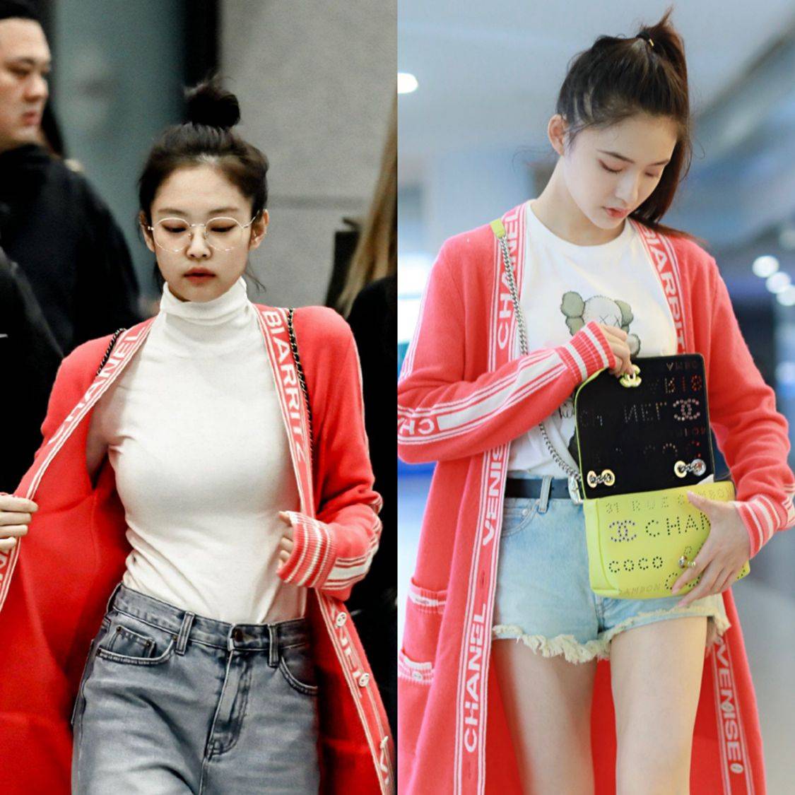 虞书欣|与人间香奈儿Jennie撞衫?虞书欣张雨绮一淑女一明艳,她略稚嫩