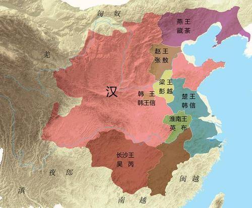 刘邦分封的七大异姓诸侯王下场如何又为何长沙王能独善其身