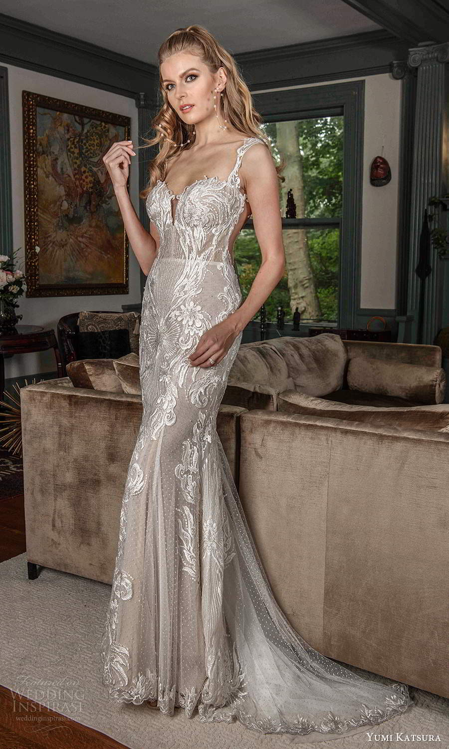 &quot|Yumi Katsura2021＂Ravishing&Resilient＂秋季婚纱系列 提升女人身体的自然美感