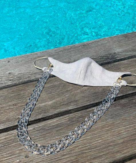 时装周|2021春夏时装周口罩造型依然流行,模特戴罩走秀,口罩链成配饰新物种