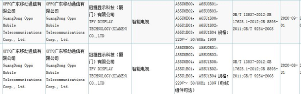 OPPO智能電視外觀曝光，用上了升降照相頭 科技 第2張