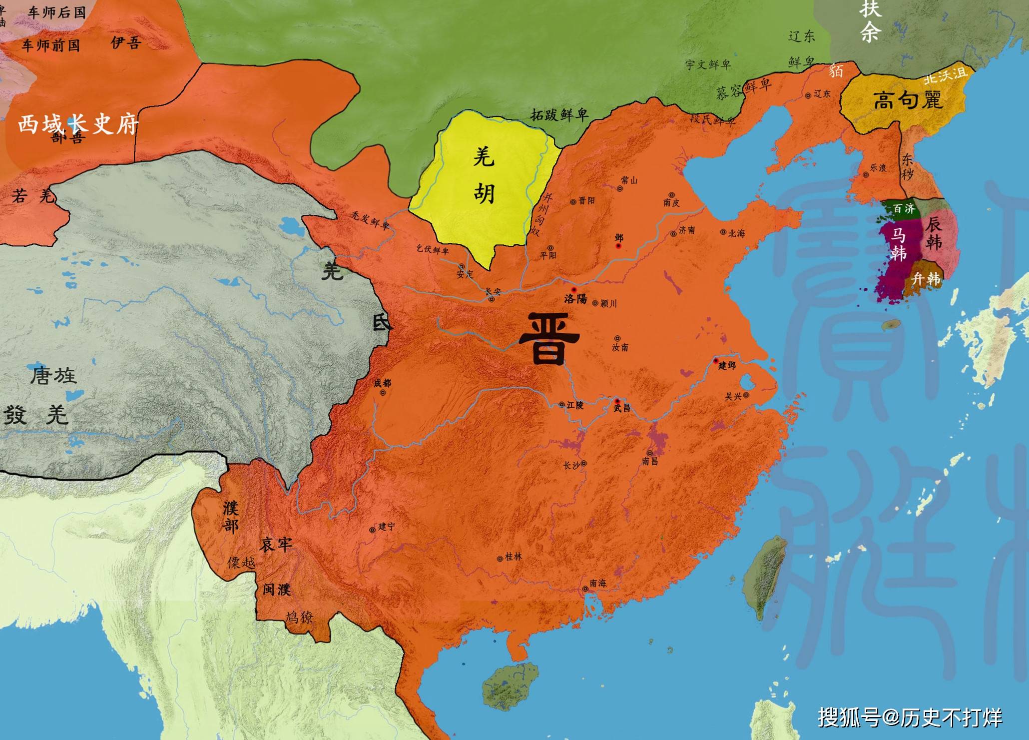 从地图看十六国的演变:中国最混乱的时代,是如何走向统一的?