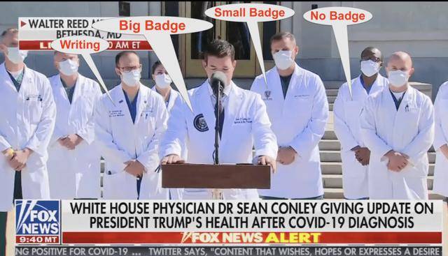 白大褂|川普的美男计：白宫御医的时尚政治，白大褂配西装领带有讲究