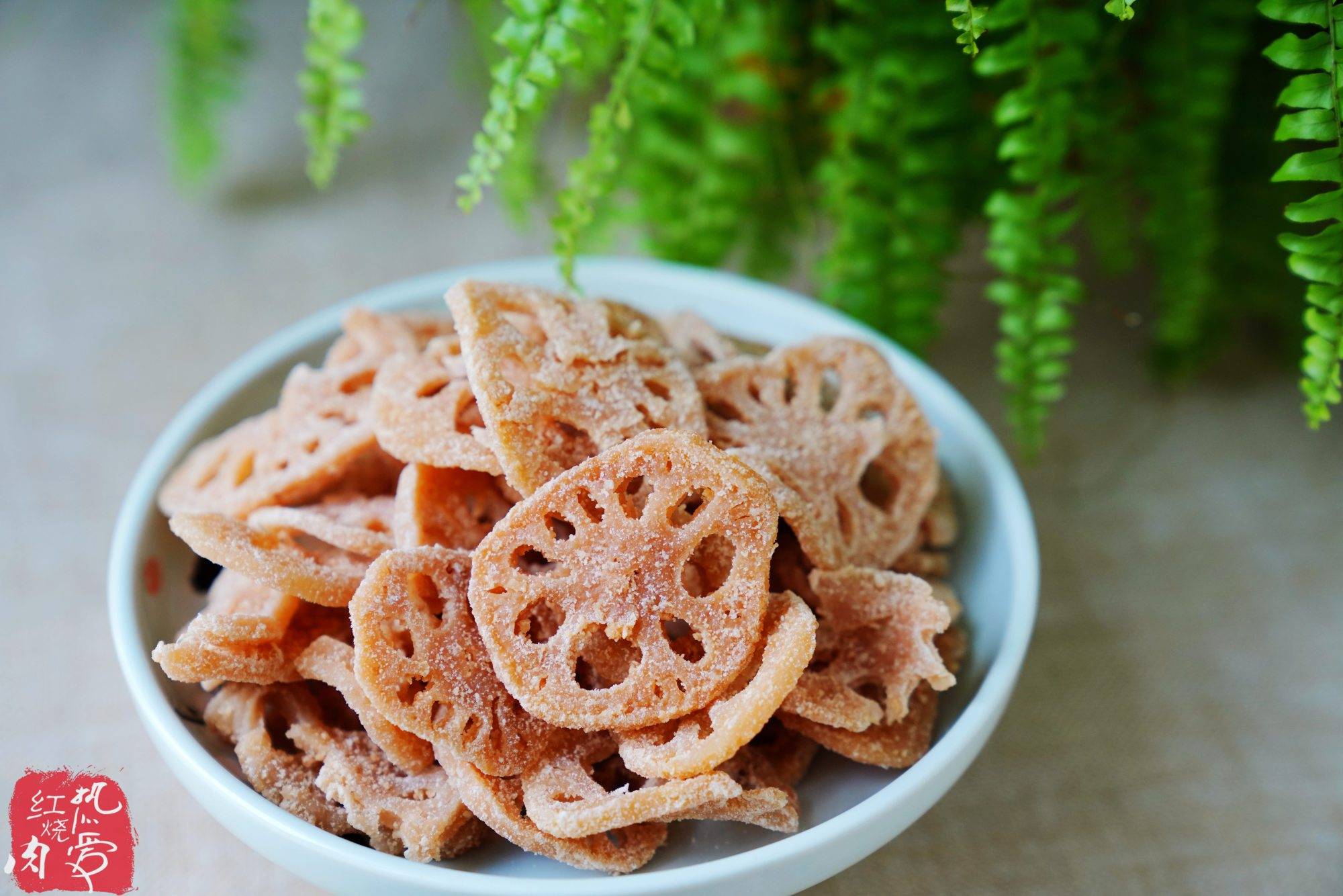 藕片|吃着甜甜的嚼着有韧性，可以用手捏着吃没想到藕还能这么做