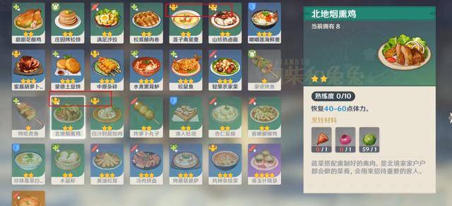 神:食物也是有分类的?原神里的食物分类,各分类食物推荐