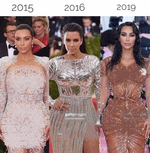 黑人|卡戴珊和黑人老公吃饭大方秀素颜，油光满面，却比化了妆还好看