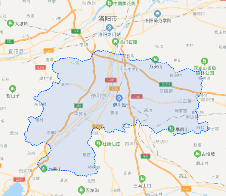 河南洛阳这一县,位于市区正南方,距市区20公里,有望实现同城化_手机