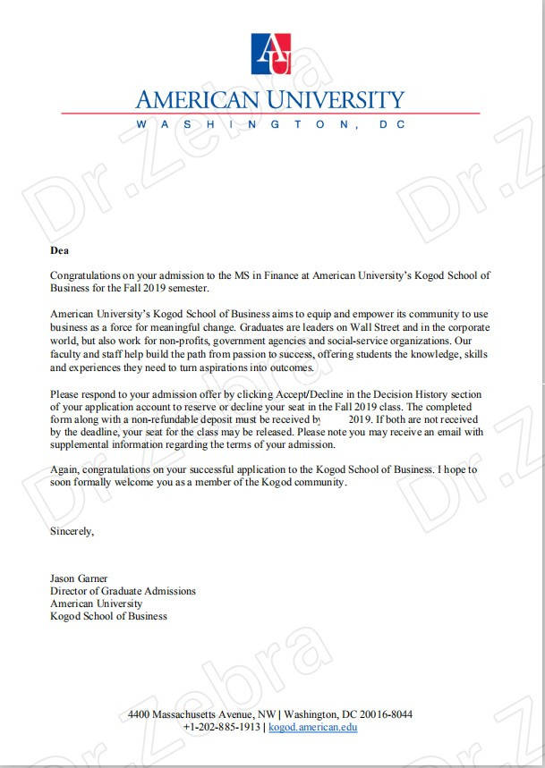 美利坚大学american university (au) ms in finance金融学硕士