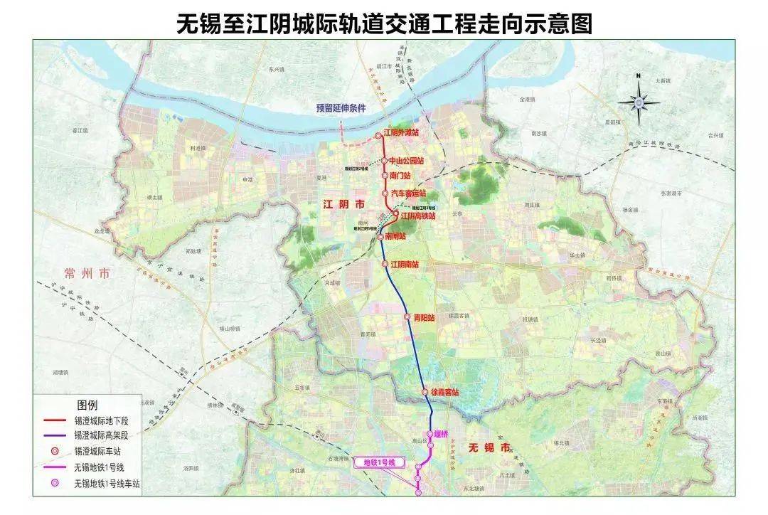 江苏将新增逾120条轨道线路_江阴