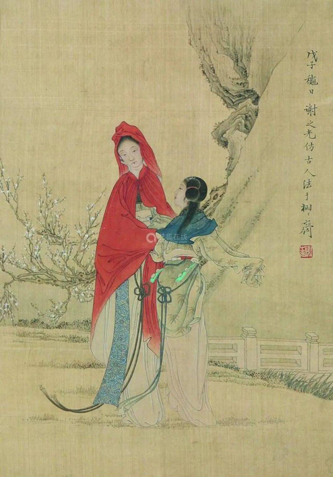 谢之光|他是我国的绘画大师，曾画香烟广告一举成名，尤其擅长仕女画