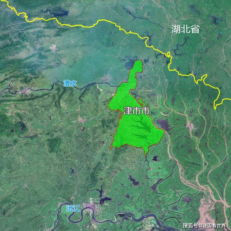 原创11张地形图，快速了解湖南省常德市的9个市辖区县市
