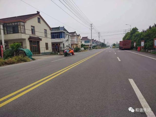 东台市许河镇强化路桥建设 绘就美丽乡村新画卷